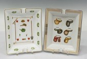 (2) HERMES PORCELAIN GARDEN &
