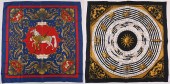 2 HERMES SILK SCARVES: Both me