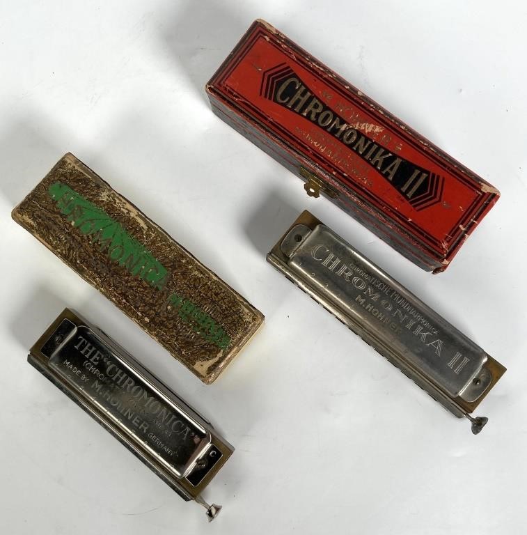(2) HOHNER CHROMONIKA I & II