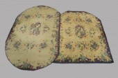 (2) HOOKED RUGS - 1920s Vintag