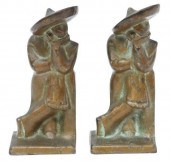 (2) HUBLEY CAST IRON 'LAZY PED