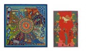 (2) HUICHOL MEXICAN FOLK ART Y