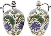 (2) HUNGARIAN ZSOLNAY PORCELAI