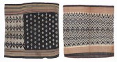 2 IBAN CEREMONIAL SKIRTS WITH