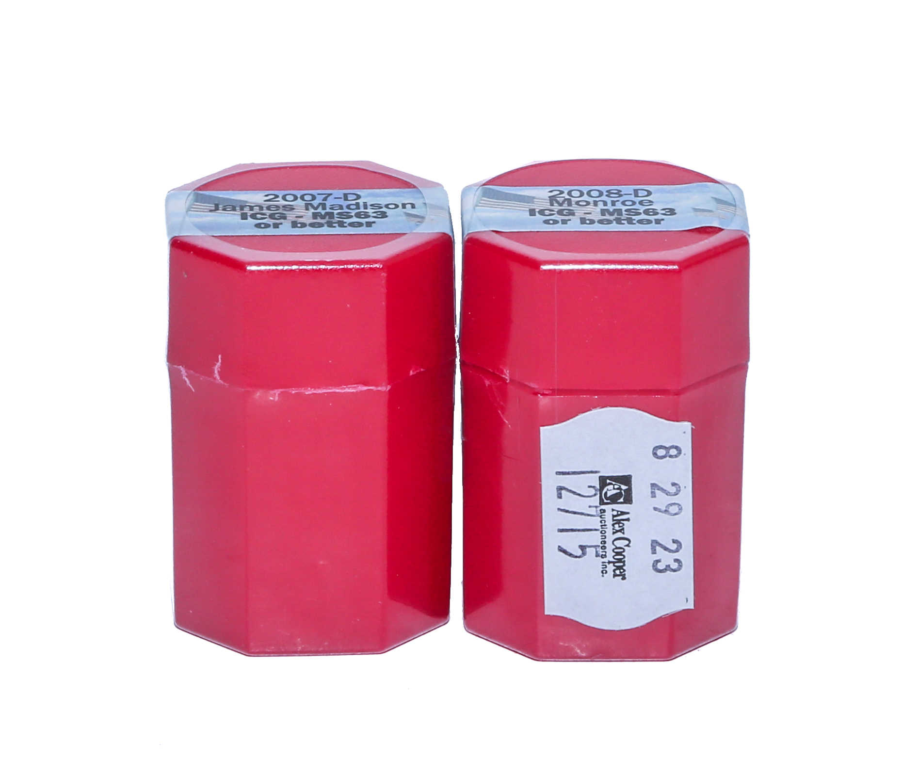 2- ICG GRADED MS63 OR BETTER PRES