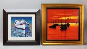 2 IGOR MEDVEDEV SERIGRAPHS ON