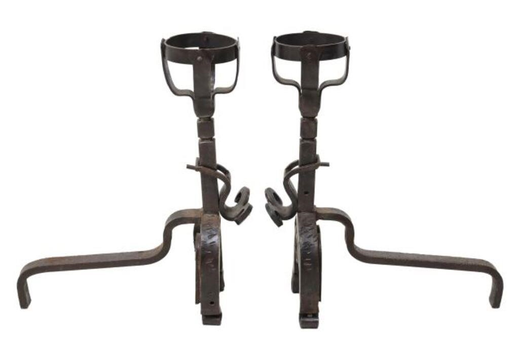 (2) IMPRESSIVE FORGED IRON