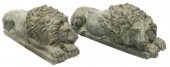 2) IMPRESSIVE VERDIGRIS BRONZE
