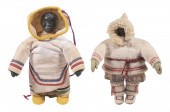 (2) INUIT 1960'S SOAPSTONE HEA