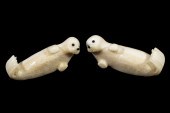 (2) INUIT SCULPTURES OF SEAL P