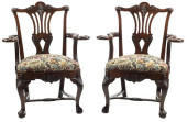 (2) IRISH GEORGE II STYLE CARV