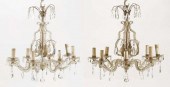 (2) IRON & CRYSTAL EIGHT-LIGHT