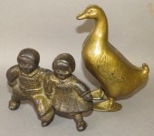 2 IRON FIGURAL STILL BANKSca.