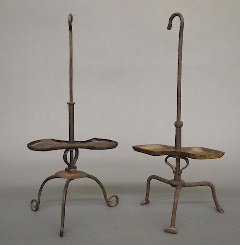2 IRON GREASE LAMPSTwo late