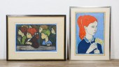 2 IRVING AMEN SERIGRAPHSIrving