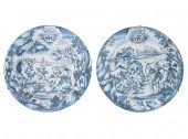 2 ITALIAN 17/18TH C. ENAMELED