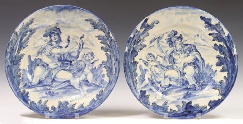 (2) ITALIAN ALBISOLA MAJOLICA