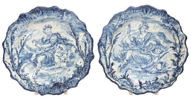 (2) ITALIAN ALBISOLA MAJOLICA
