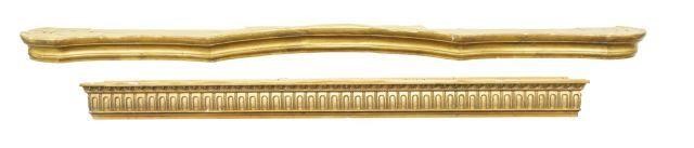 (2) ITALIAN ARCHITECHTURAL GILTWOOD