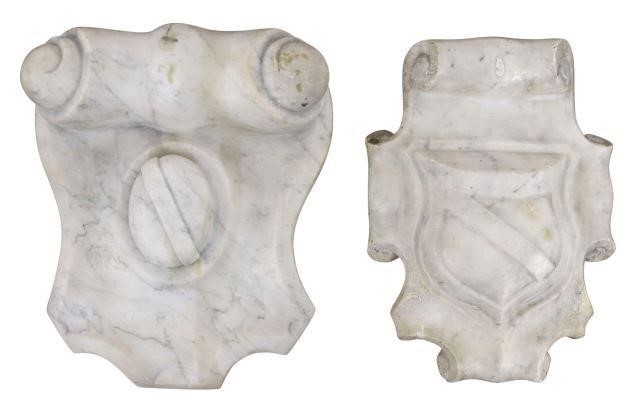 2) ITALIAN ARCHITECTUAL MARBLE
