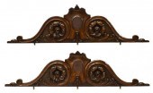 (2) ITALIAN ARCHITECTURAL CARV