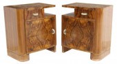 (2) ITALIAN ART DECO FIGURED W
