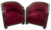 (2) ITALIAN ART DECO LOW BARRE