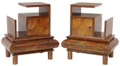 (2) ITALIAN ART DECO PERIOD GL
