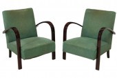 (2) ITALIAN ART DECO UPHOLSTER