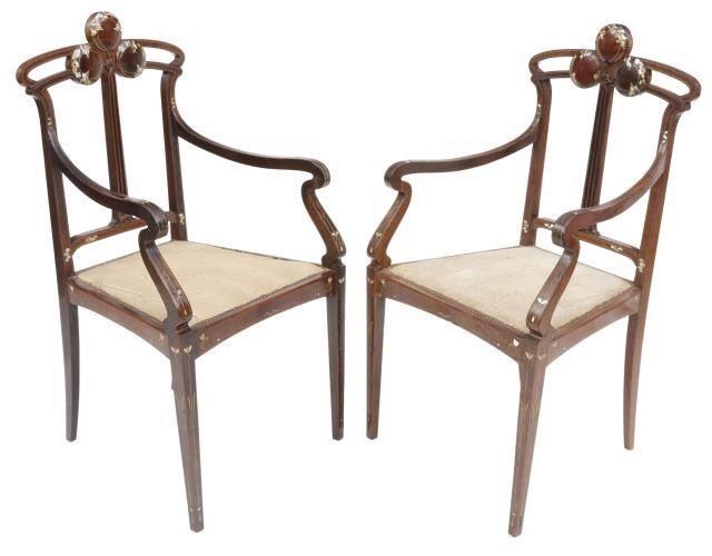 (2) ITALIAN ART NOUVEAU MOP