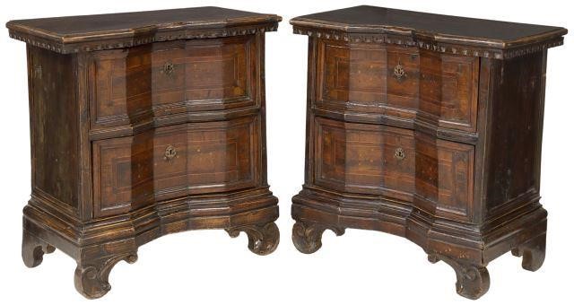 (2) ITALIAN BAROQUE STYLE BEDSIDE