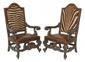 (2) ITALIAN BAROQUE STYLE HIGH