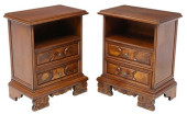 (2) ITALIAN BAROQUE STYLE WALN