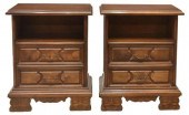 (2) ITALIAN BAROQUE STYLE WALN