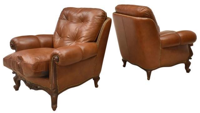 (2) ITALIAN BONINO BUTTON-TUFTED