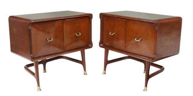 (2) ITALIAN BUFFA STYLE MID-CENTURY