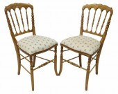 (2) ITALIAN CHIAVARI HALL CHAI