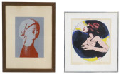 (2) ITALIAN CONTEMPORARY LITHO