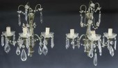 (2) ITALIAN CRYSTAL PRISM 3-LI