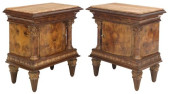 (2) ITALIAN EMPIRE STYLE ONYX-