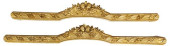 (2) ITALIAN GILTWOOD WINDOW PE
