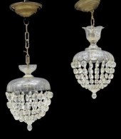 (2) ITALIAN GLASS & CRYSTAL 1-