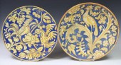 (2) ITALIAN GLAZED TERRACOTTA
