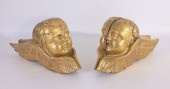 (2) ITALIAN HAND CARVED & GILD