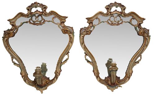 (2) ITALIAN LOUIS XV STYLE