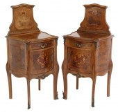 (2) ITALIAN LOUIS XV STYLE MAR