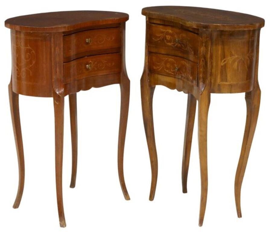 (2) ITALIAN LOUIS XV STYLE
