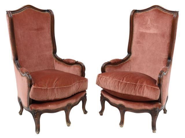 (2) ITALIAN LOUIS XV STYLE TALL