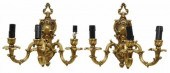 (2) ITALIAN LOUIS XV STYLE BRO