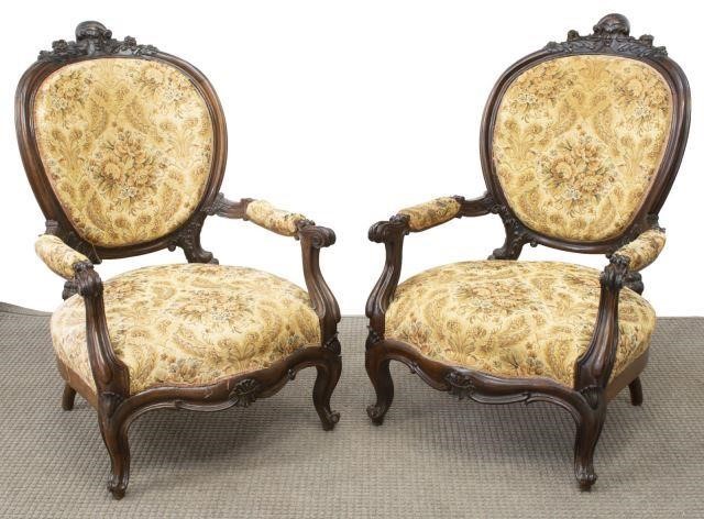 (2) ITALIAN LOUIS XV STYLE ROSEWOOD